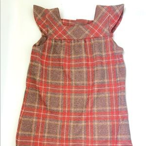 Vintage girls plaid dress size 10-12 girls